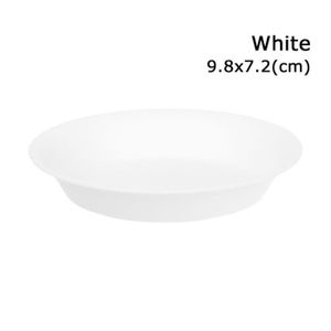 SOUCOUPE - PLATEAU Blanc-9,8x7,2cm - Bac d'égouttement en plastique p