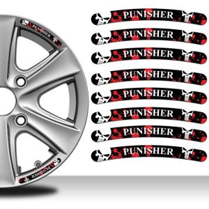 710028 Autocollant Pour Jante Motif Moto Orange Noir Sponsored Video