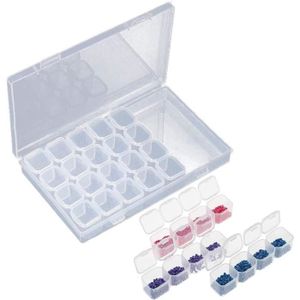 Perlenbox Boîte de Rangement en Plastique avec 36 Compartiments 34 cm 