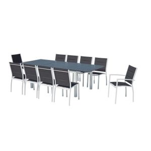 Ensemble table et chaise de jardin Salon de jardin - 10 places - AREZZO  - Concept Us