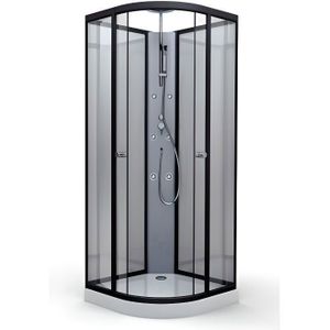CABINE DE DOUCHE Cabine de douche en aluminium laqué - HOME BAIN - 