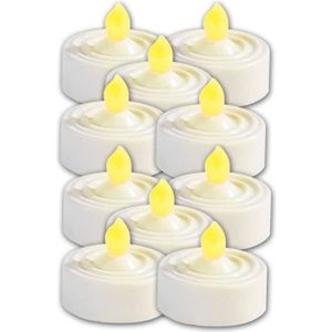 Lot de 8 bougies chauffe-plat à LED rechargeables pour jardin et balcon -  Myhh-Lites - Cdiscount Maison