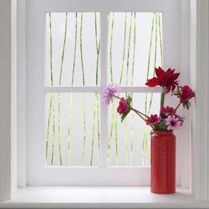 90 cm x 1m Rouleau 9607 Blanc Floral givré décoratif film de fenêtre 
