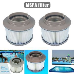 PIÈCE HAMMAM - SAUNA Lot de 2 Filtres pour Spa, Cartouches Filtrantes d