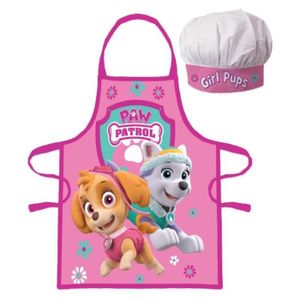 Tablier Toque Chef Cuisinier Pat Patrouille Paw Patrol Déguisement enfant 3 à 8 ans b