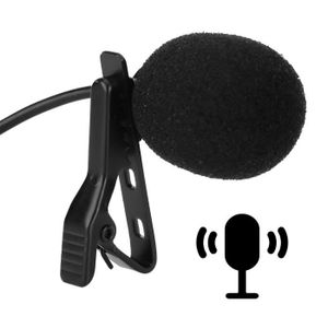 MICROPHONE Tbest Microphone Lavalier 3.5mm pour Smartphone et Ordinateur - Audio Professionnel