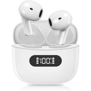 CASQUE - ÉCOUTEURS Ecouteurs Sans Fil Ipx7 Étanches, Bluetooth 5.2, C