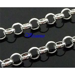 LOT de 2m 2 mètres CHAINES ARGENTE 2 MAILLONS différents SANS NICKEL perles LOT de 2m 2 mètres CHAINES ARGENTE 2 MAILLONS différents SANS NICKEL perles