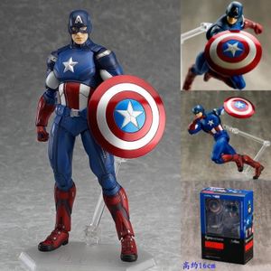 FIGURINE - PERSONNAGE Figurine Captain America, Marvel Avengers -Figurine Captain America Titan Hero, Figurine de Collection Captain America