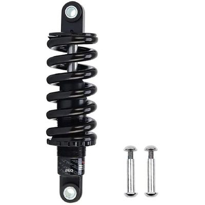Amortisseur Arrière De Vélo De Montagne 125 Mm (950 Lbs) – Alliage D'Aluminium Et Acier, Noir Et Rouge, Amortit Les Chocs Pour Une Conduite Plus Douce, Vis Et Écrous Inclus