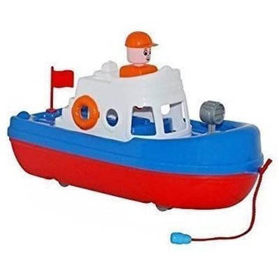 Bateau RC 35 Km/h Avec LED – 2 Batteries 30 Min – Auto-redressement – Portée 200m – 2,4 GHz – Modèle 40,8 Cm