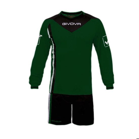 Kit Arbitre Football Givova - Maillot Et Short - 100% Polyester - Logos Imprimés