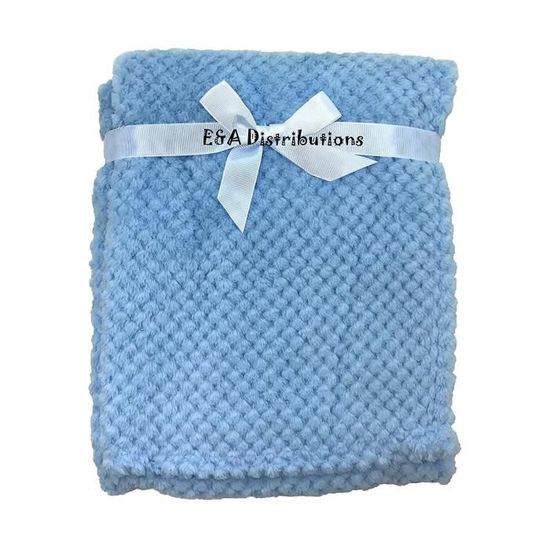 Couverture Plaid Bebe Garcon Bleu Super Doux Forme Losange Dimension 75 X 100 Cm Cdiscount Puericulture Eveil Bebe