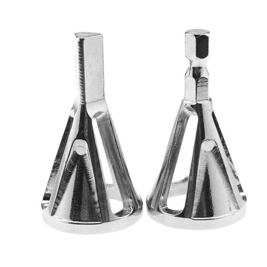 Lot 2 Outils Ébavurage Externe - Ebavureur Pour Vis Et Tiges 3-25 Mm, Acier Rapide Haute Performance