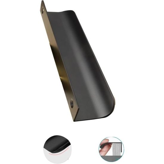 HY HUIJUN 2 Pièces Poignée D'Armoire De Cuisine,Invisible Poignées