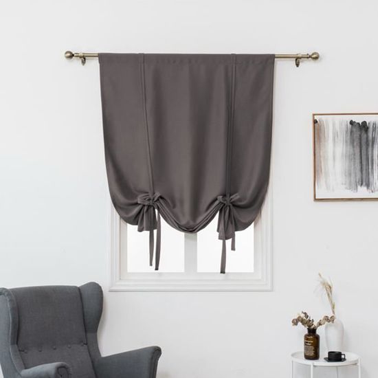 par Coton Gris 45 x 90 cm Soleil docre Black Dress Brise Bise en Coton 45x90 cm Black Dress