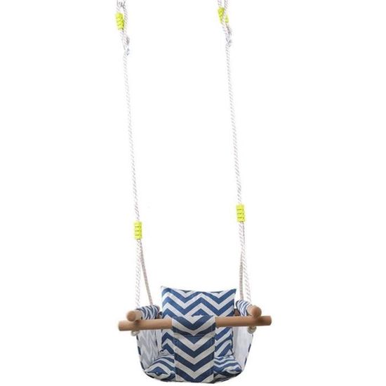 Balançoire pour Enfants avec Harnais de Sécurité Orange Balancelle