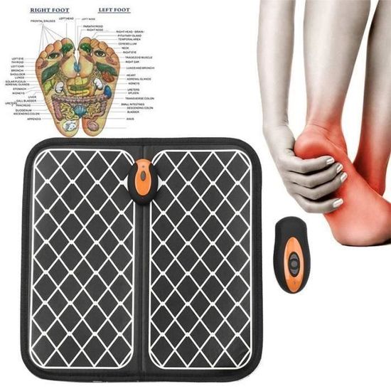 Pied Intelligent Massager circulation sanguine machine automatique de massage des pieds acupression Tapis Télécommande