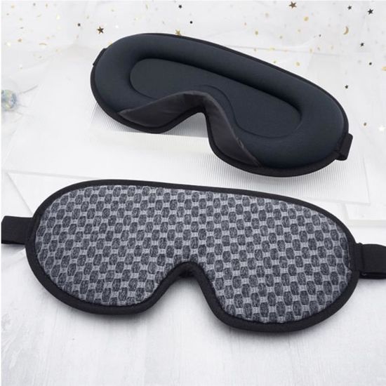 Masque De Sommeil 3D Ultra Doux - Confortable Pour Dormeurs Latéraux, Avec Bouchons D'Oreilles