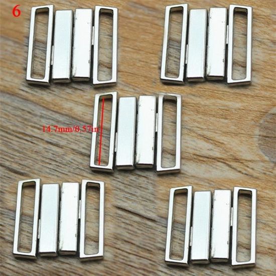 100 Clips Transparents Pour Bretelles De Soutien-gorge - Taille 8 Mm, Empêchent Le Glissement, Pour Lingerie Et Robes