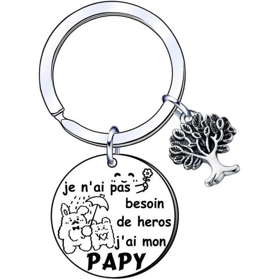 Cadeau Papy, Porte Clé Papi, Cadeau Papa Papi Grand- Père, Idée