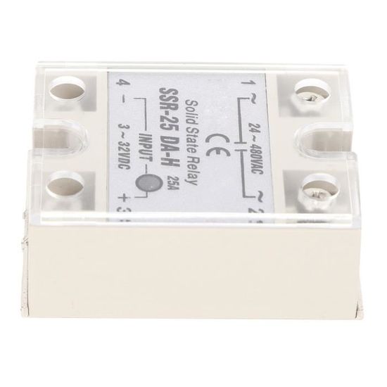 Relais Statique SSR-80DD 80A Module Semi-conducteur DC-AC 3-32VDC Vers 5-60VDC