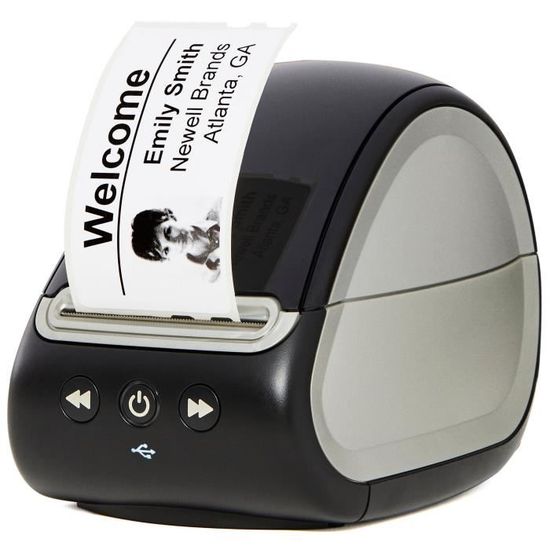 DYMO LabelWriter 550, Imprimante d’étiquettes sans encre, reconnaissance automatique des étiquettes, facile à utiliser sur PC et Mac