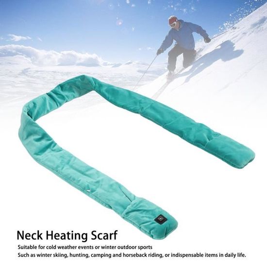 Écharpe Chauffante Rechargeable USB Pour Cou - 3 Températures (45°C-60°C), Douce, Cadeau Idéal Hiver - 6