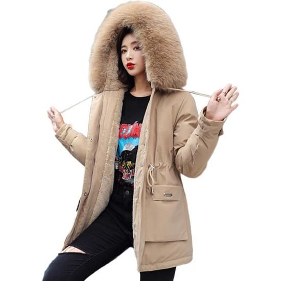 Caban chaud femme online