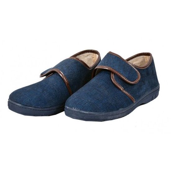 Charentaise Homme Premium Arizona Marine - Ozabi - Modèle 975 - Confortable Et Résistante 975