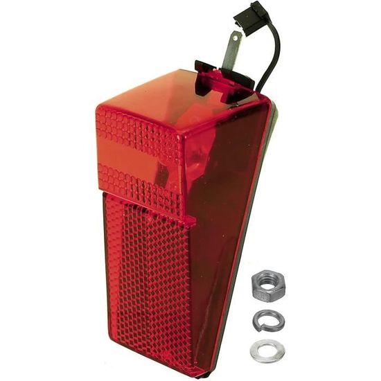 Vélo Dynamo Feu Arrière Avec Feu De Stationnement Ac 6V 0.5W Led Vélo