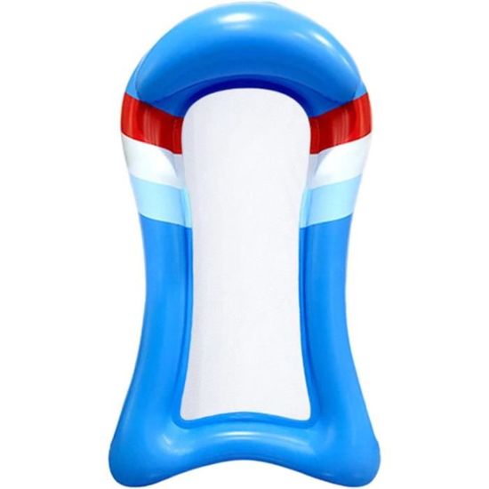 Bouée Piscine Adulte – Fauteuil Gonflable Avec Porte-gobelet Et Poignées – 115x85 Cm – PVC Résistant – Hamac Eau Pour Piscine, Plage Ou Lac