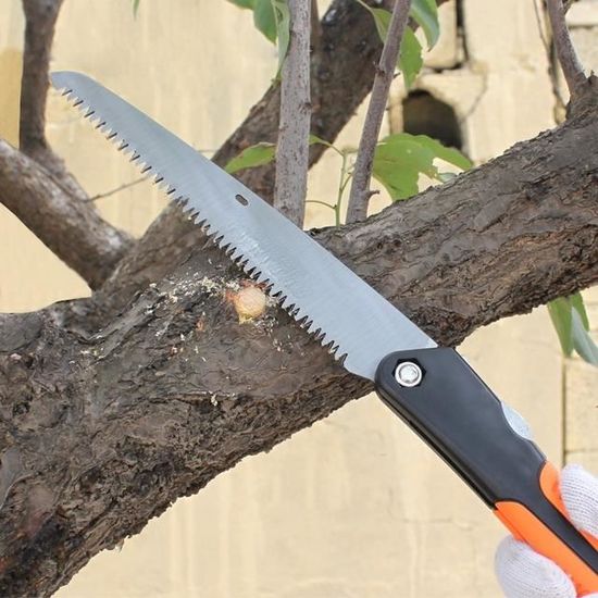 Scie pliante portative Outils de jardin en acier inoxydable Kit de Scie pliante portative Outils de jardin en acier inoxydable Kit de