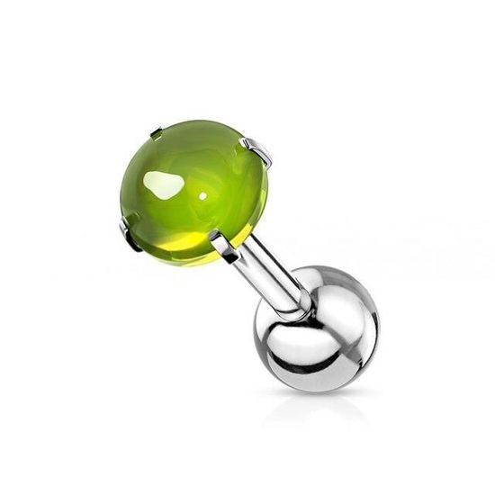 Anneau de nombril,greenBoucle