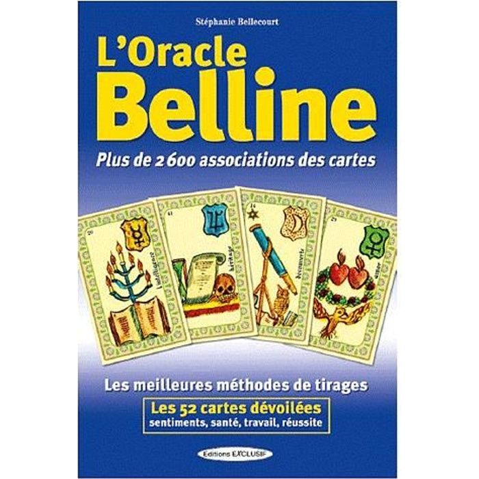 DEUXIÈME ÉDITION originale du jeu de cartes ORACLE BELLINE ancien EO GRIMAUD