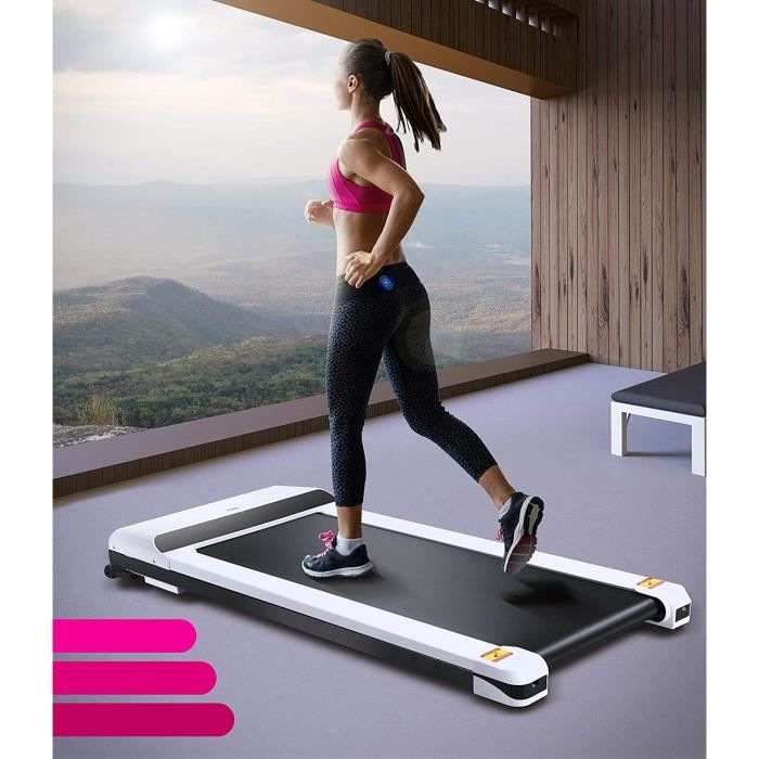 Tapis de course léger pour le bureau et le domicile Moteur électrique économe en énergie Déplacement et travail ergonomique Montage