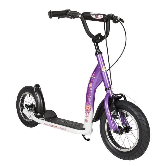 BIKESTAR Trottinette Enfant 2 Roues pour Garcons et Filles de 6-10 Ans Patinette Enfant 12 Pouces Sportif