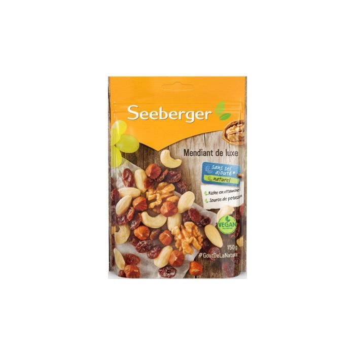 Fruits secs mendiant de luxe Seeberger - 150g