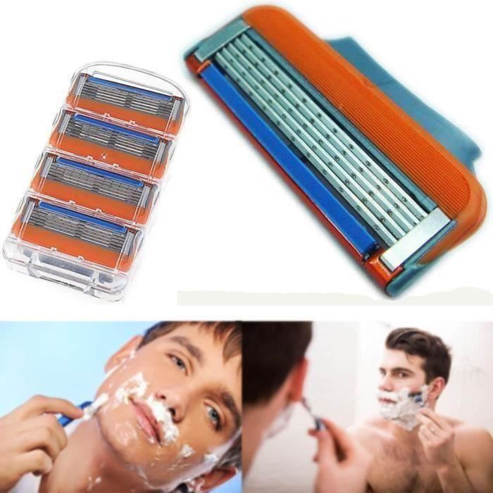 HT 4X remplacement des pales des cartouches pour rasoir gillette fusion - HTVSO827A3395