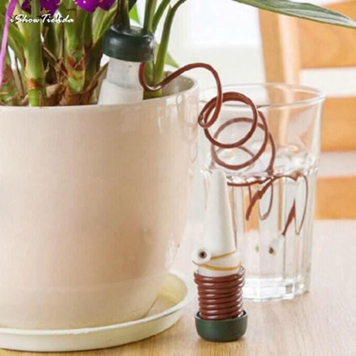 Version Etats-Unis - Plantes D'Intérieur Automatique Irrigation Goutte À Système D'Arrosage Pot De Fleur Abreuvoir Nouvel Outil