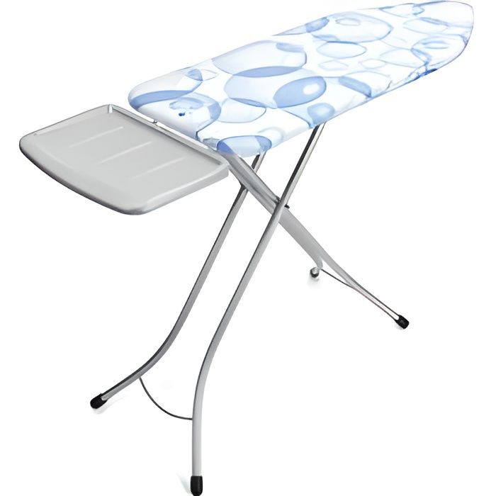 BRABANTIA Table à repasser Bubble, Perfect flow - 124 x 45 cm