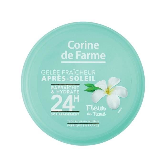Corine de Farme - Gelée Fraicheur - Après Soleil - Fleur de Tiaré - Sensation de fraîcheur et d'apaisement immédiate- 150ml