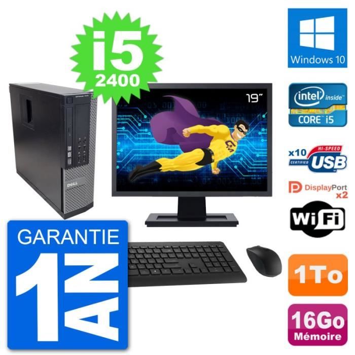 PC Dell 7010 SFF Ecran 19