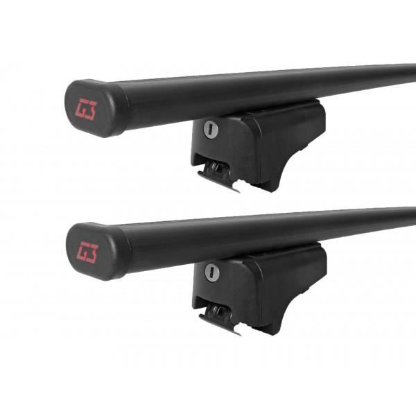 Barres de toit Citroën Nemo (02/08-) G3 Clop Steel 127cm