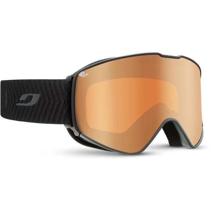 JULBO Masque de Ski Alpha - Noir et Gris Cat3