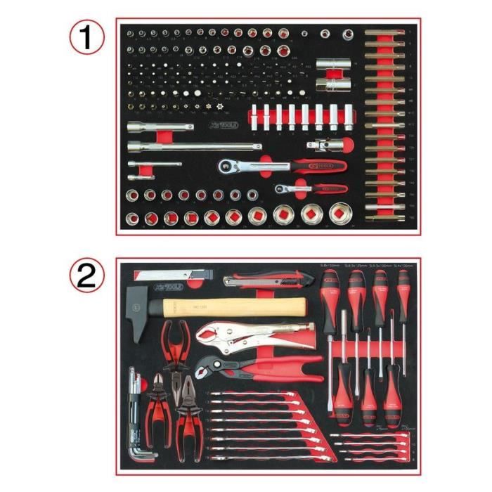 KS TOOLS 714.0184 Composition d'outils pour servante 184 pièces