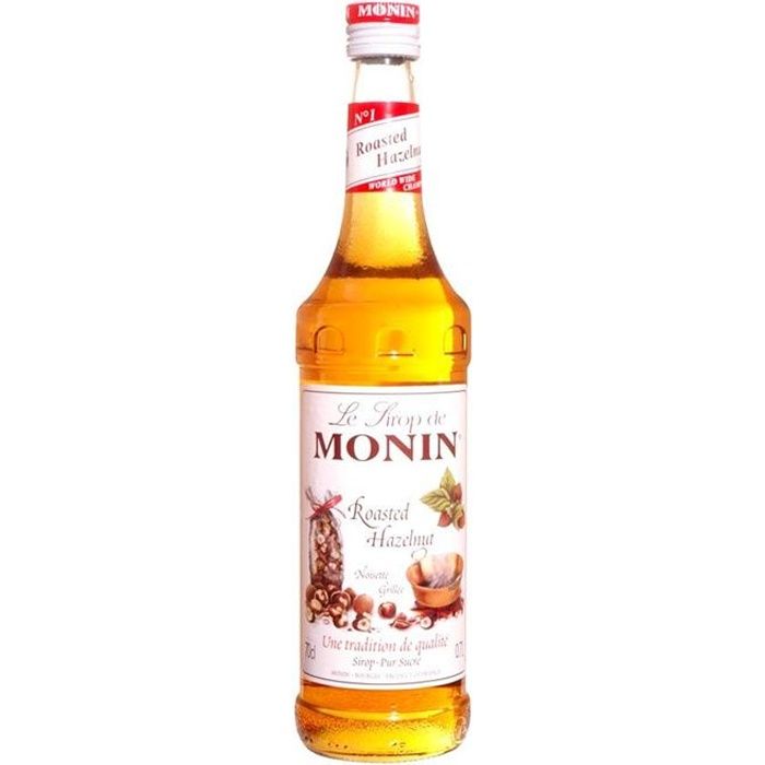 Bouteille de sirop Monin noisette grillée