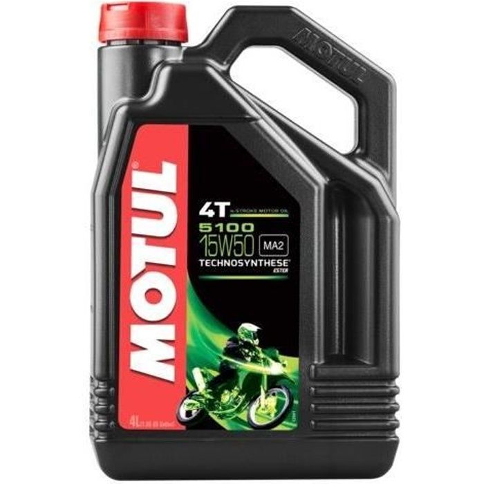 MOTUL Huile moteur 5100 15W50 4T 4L - Huile moto