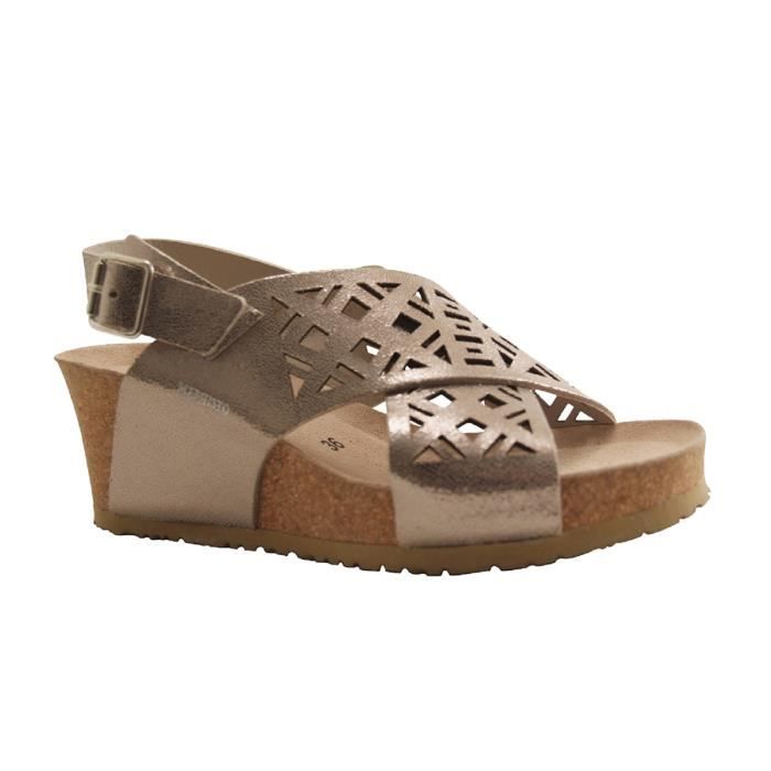 MEPHISTO SA-LEA-SANDALE BRIDE ARRIER-SILVER
