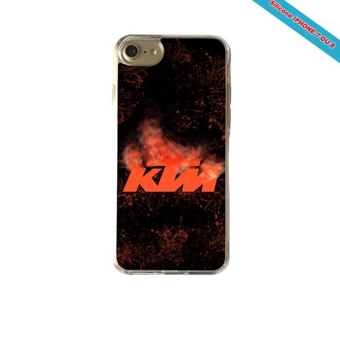 Accessoire Telephone / Coque Telephone - Bumper Telephone / Coque Telephone - Bumper Telephone - Coque silicone Iphone 8 Fan de KTM
